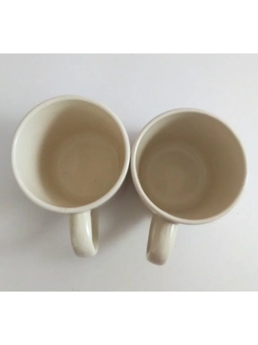 Vintage 1979 Set Of 2 The Daily Forum Maryville News Print Novelty Coffee Cups